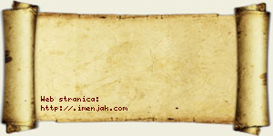 Isak Ignjatović vizit kartica